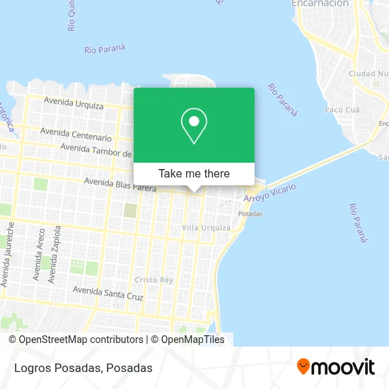 Logros Posadas map