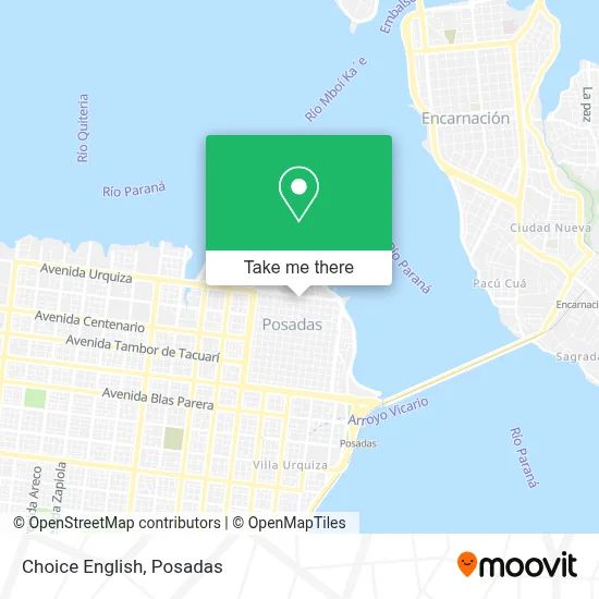 Choice English map