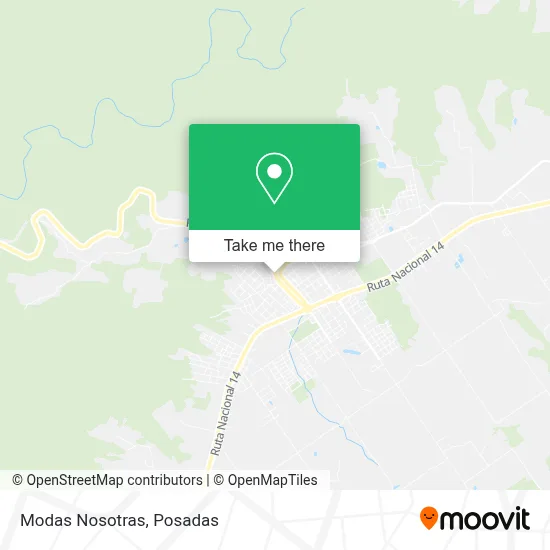 Modas Nosotras map