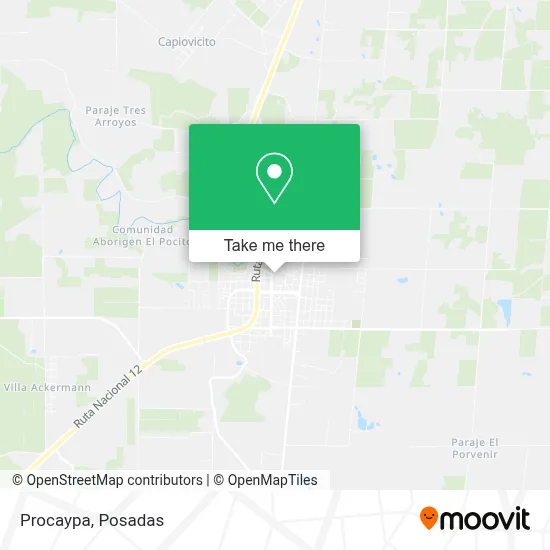 Procaypa map