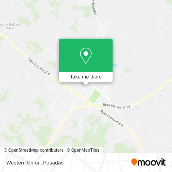 Western Union map