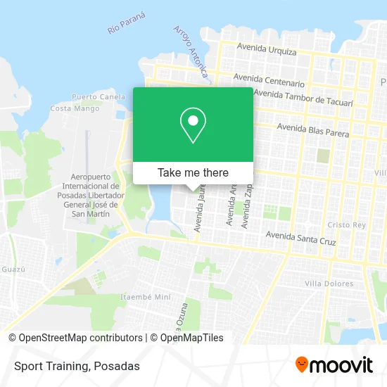 Sport Training map