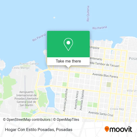 Hogar Con Estilo Posadas map