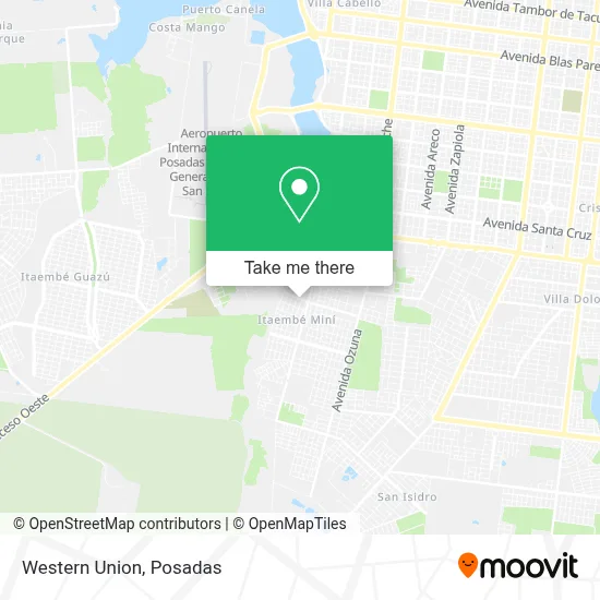 Western Union map
