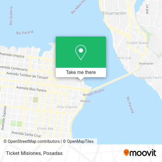 Ticket Misiones map