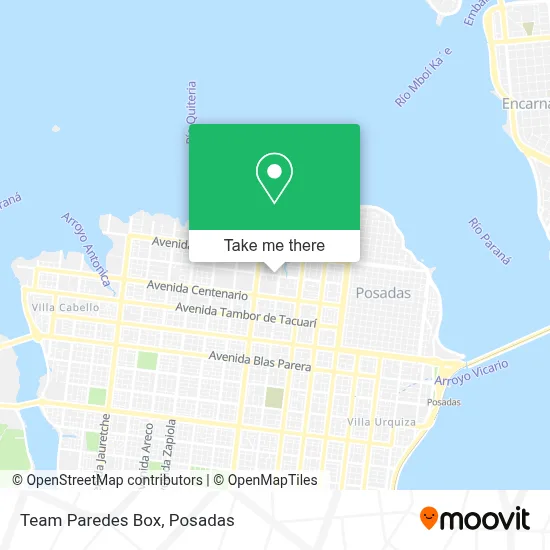 Team Paredes Box map