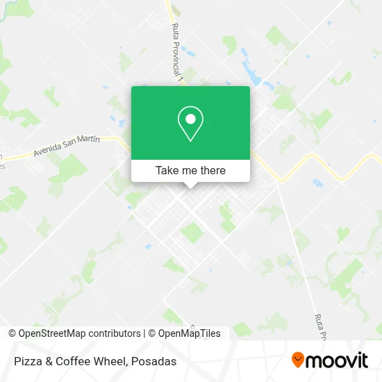 Pizza & Coffee Wheel map