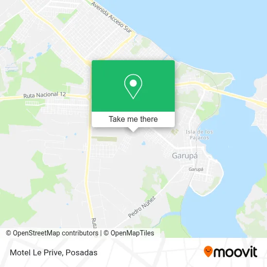 Motel Le Prive map