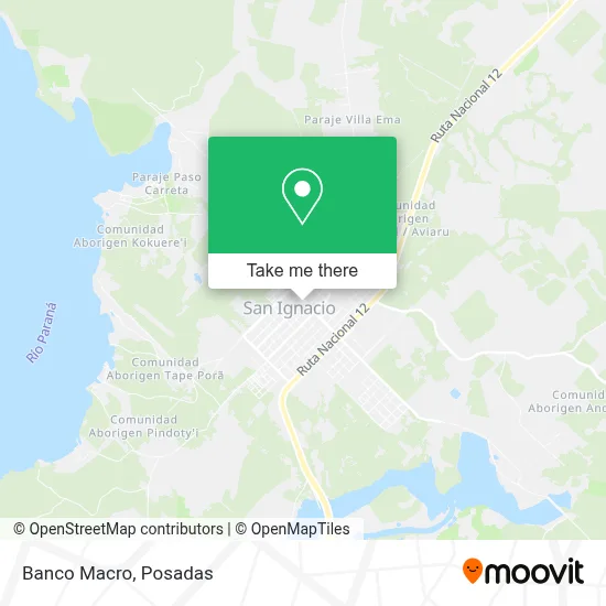 Banco Macro map