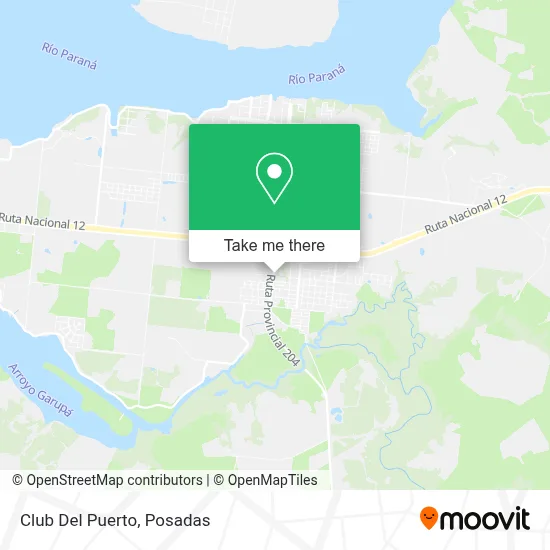Club Del Puerto map