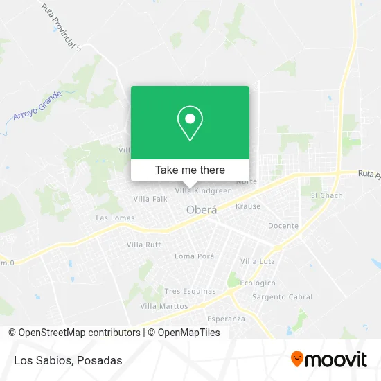 Los Sabios map