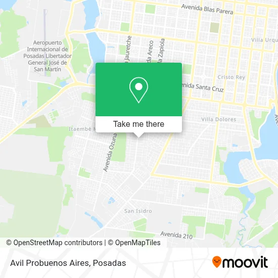 Avil Probuenos Aires map