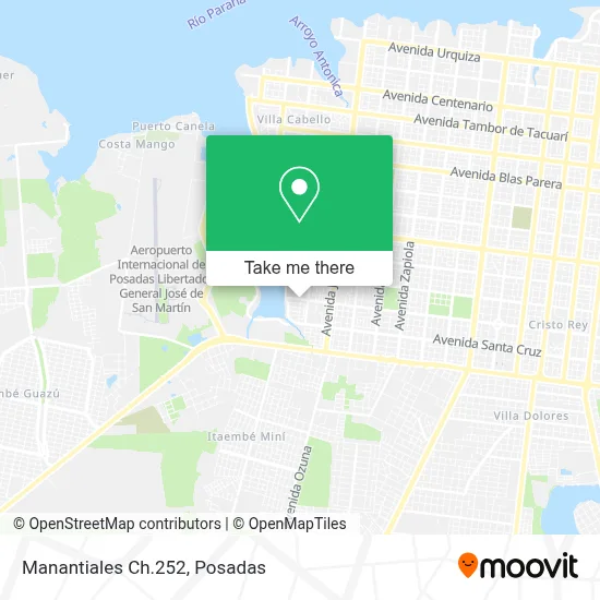 Manantiales Ch.252 map