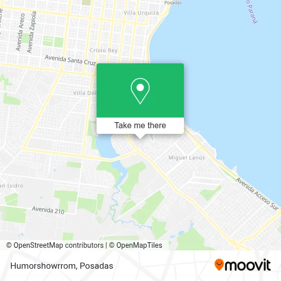 Humorshowrrom map