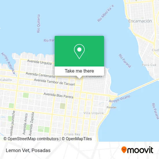 Lemon Vet map