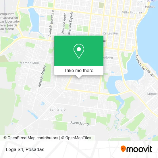 Lega Srl map