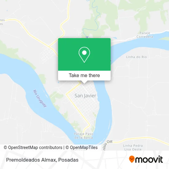 Premoldeados Almax map