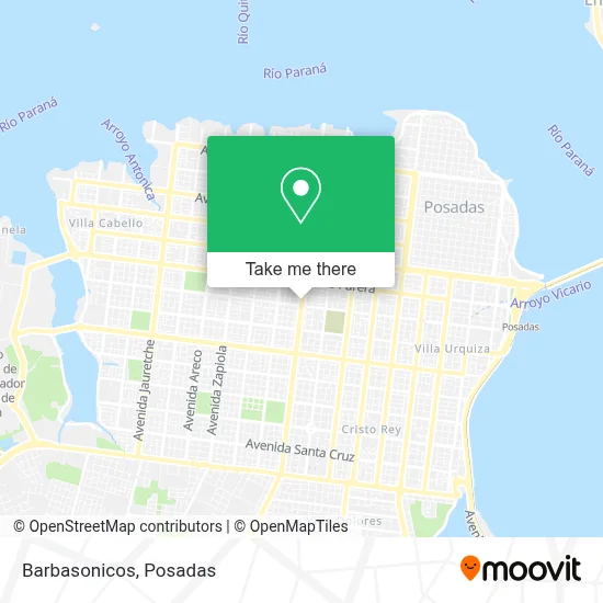 Barbasonicos map