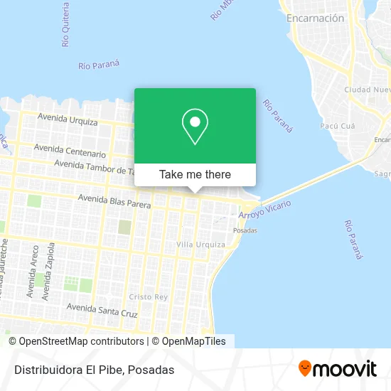 Distribuidora El Pibe map