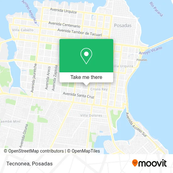 Tecnonea map