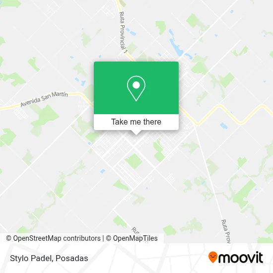 Stylo Padel map