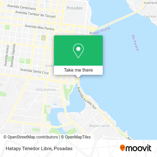 Hatapy Tenedor Libre map