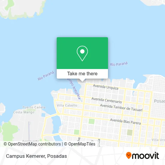 Campus Kemerer map