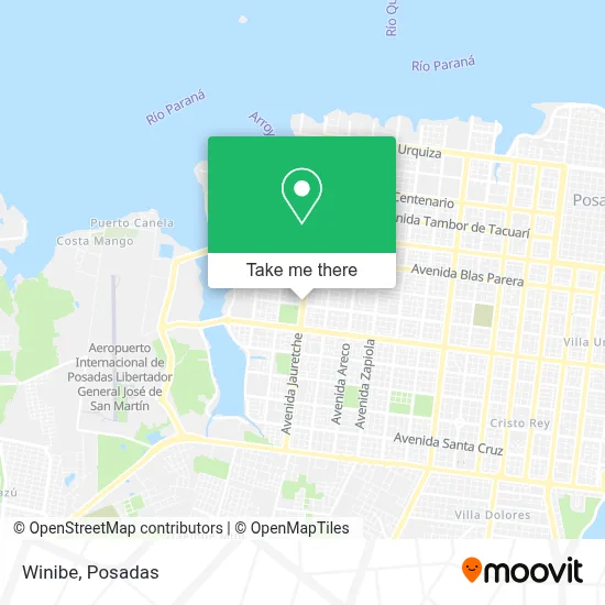 Winibe map