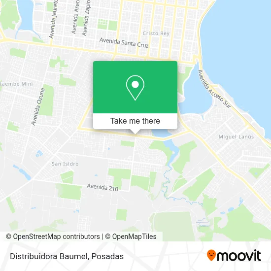 Distribuidora Baumel map