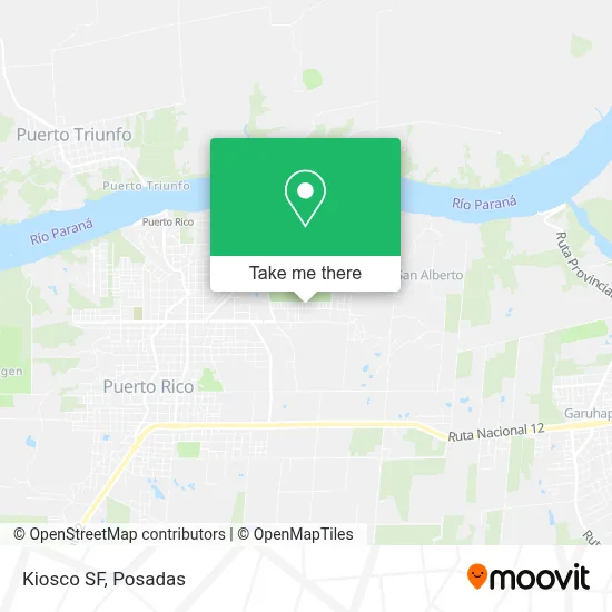 Kiosco SF map