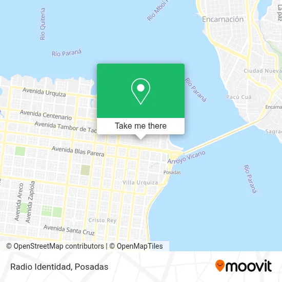 Radio Identidad map