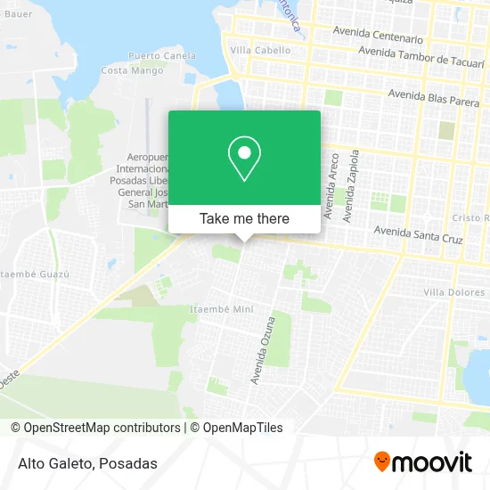 Alto Galeto map