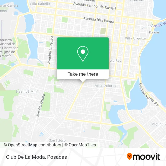 Club De La Moda map