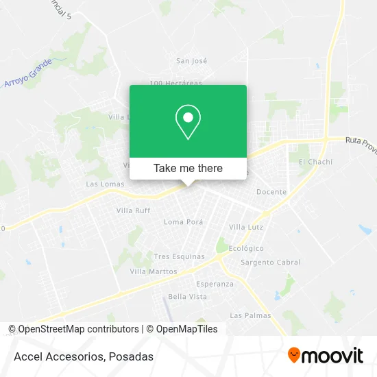 Accel Accesorios map