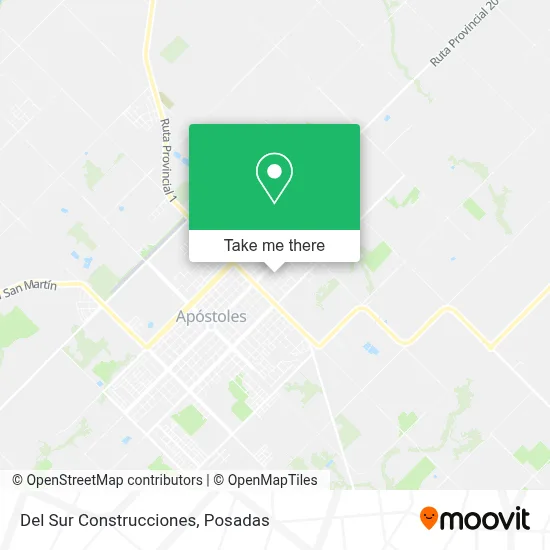 Del Sur Construcciones map