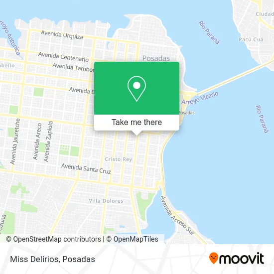 Miss Delirios map