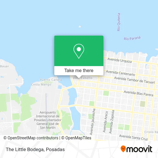 La Bodeguita map