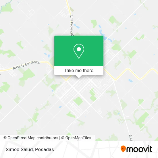 Simed Salud map