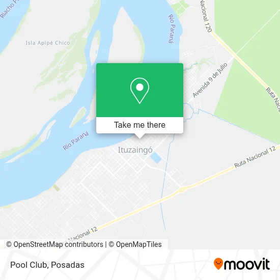 Pool Club map