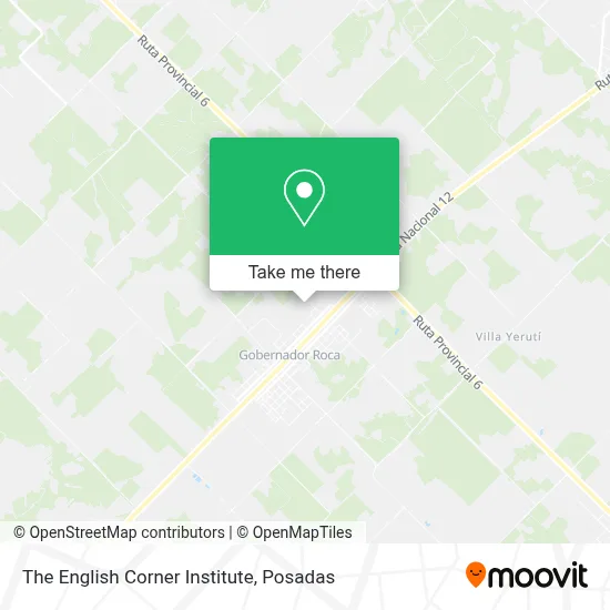 The English Corner Institute map