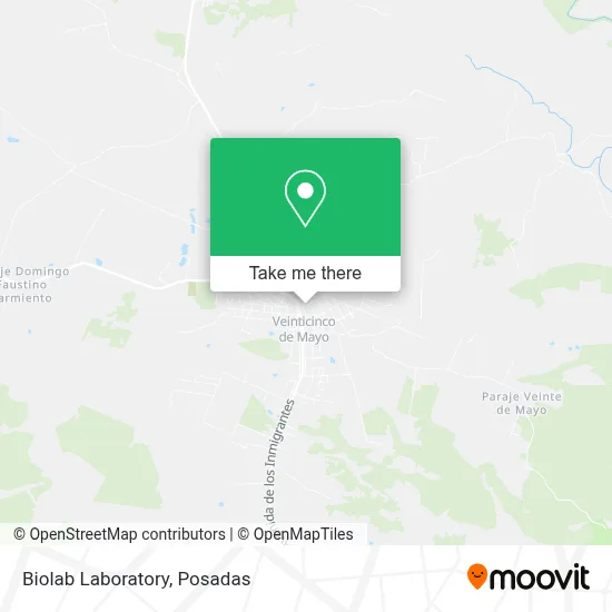 Laboratorio Biolab map
