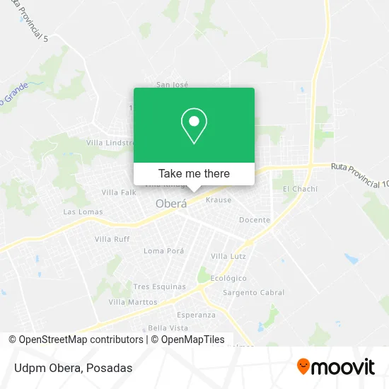 Udpm Obera map