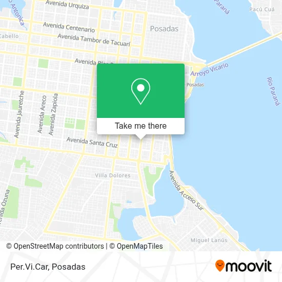 Per.Vi.Car map