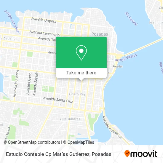 Estudio Contable Cp Matías Gutierrez map