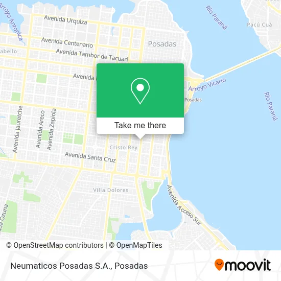 Neumaticos Posadas S.A. map