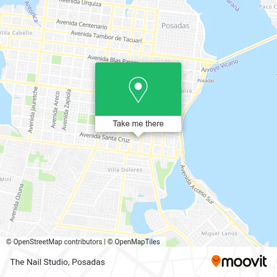 The Nail Studio map