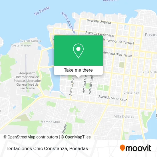 Tentaciones Chic Constanza map