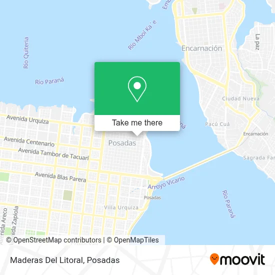 Maderas Del Litoral map