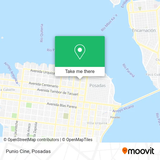 Punio Cine map