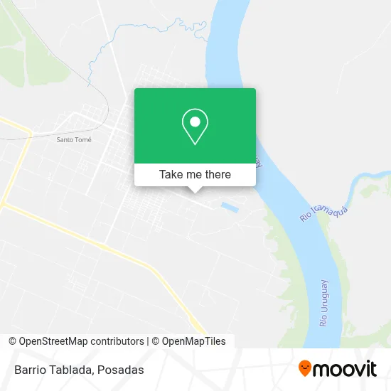 Barrio Tablada map